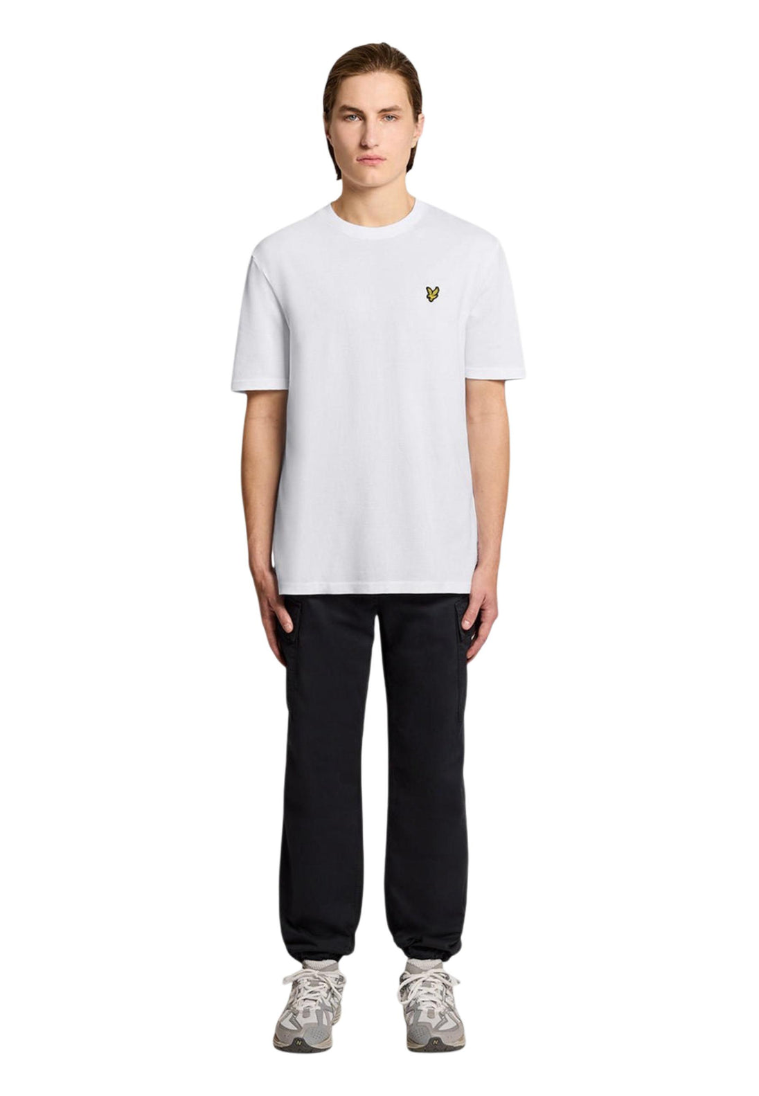 T-shirt Lyle & Scott couleur blanc — vue 3