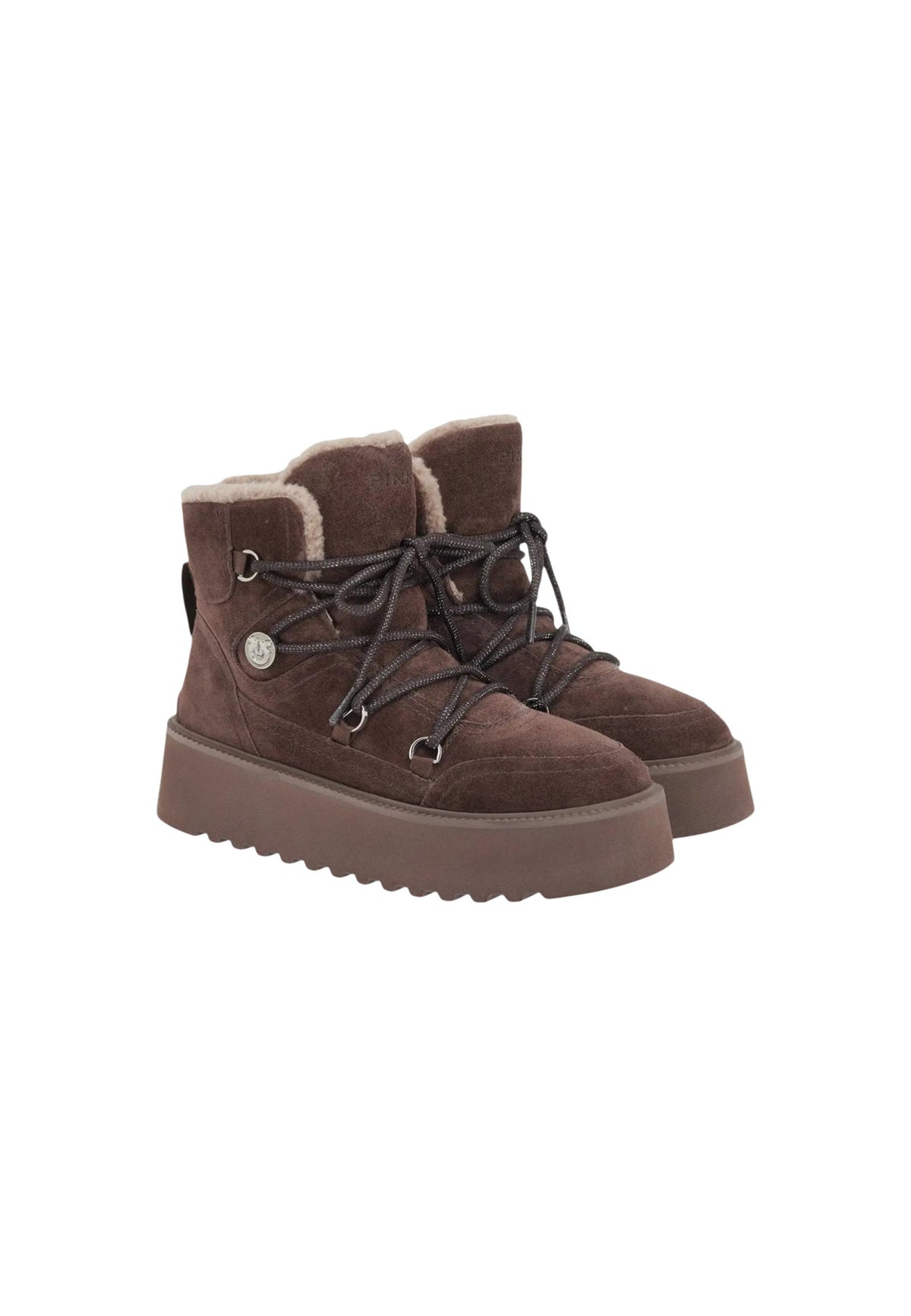 Bottes Pinko couleur marron — vue 3