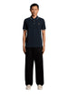 Polo Lyle & Scott couleur bleu — vue 4