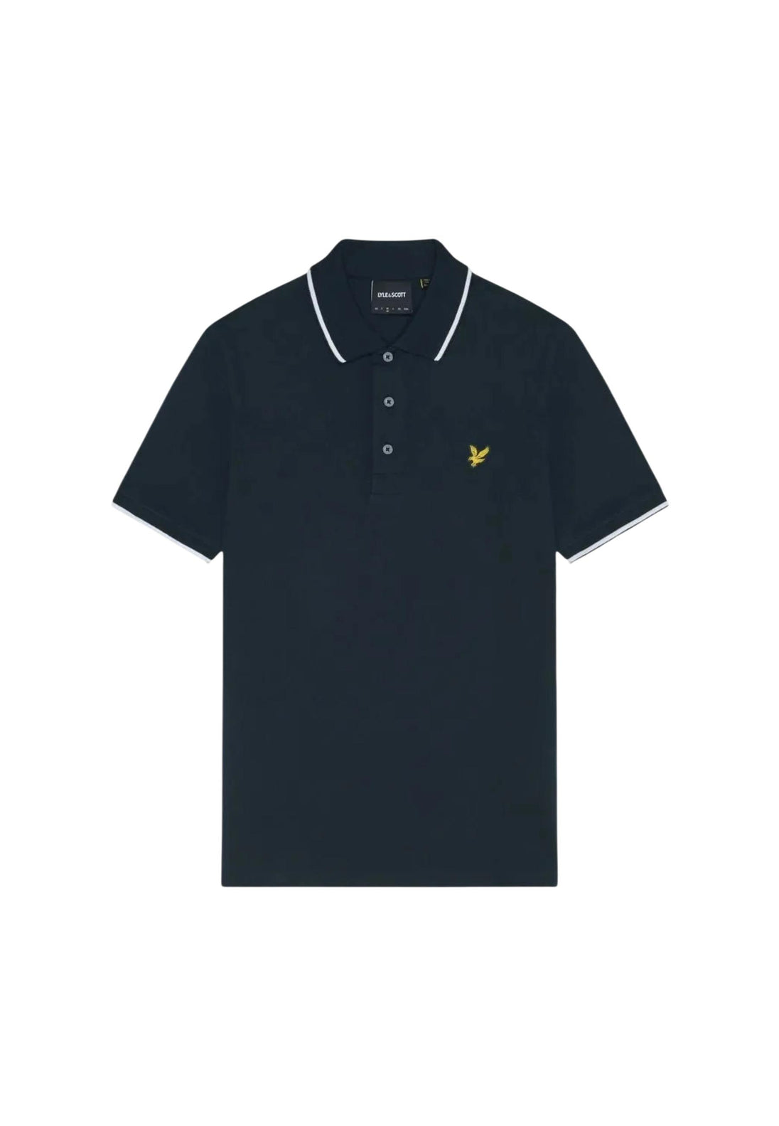 Polo Lyle & Scott couleur bleu — vue 2
