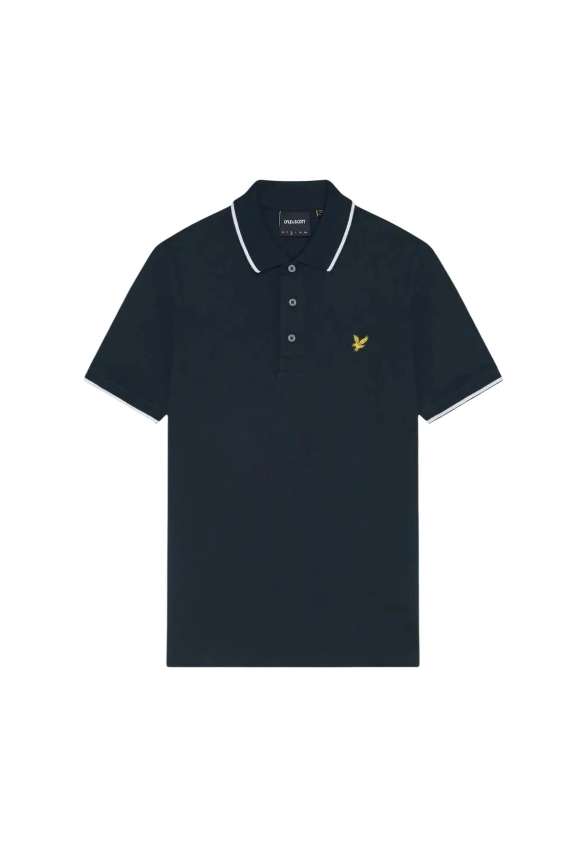 Polo Lyle & Scott couleur bleu — vue 2