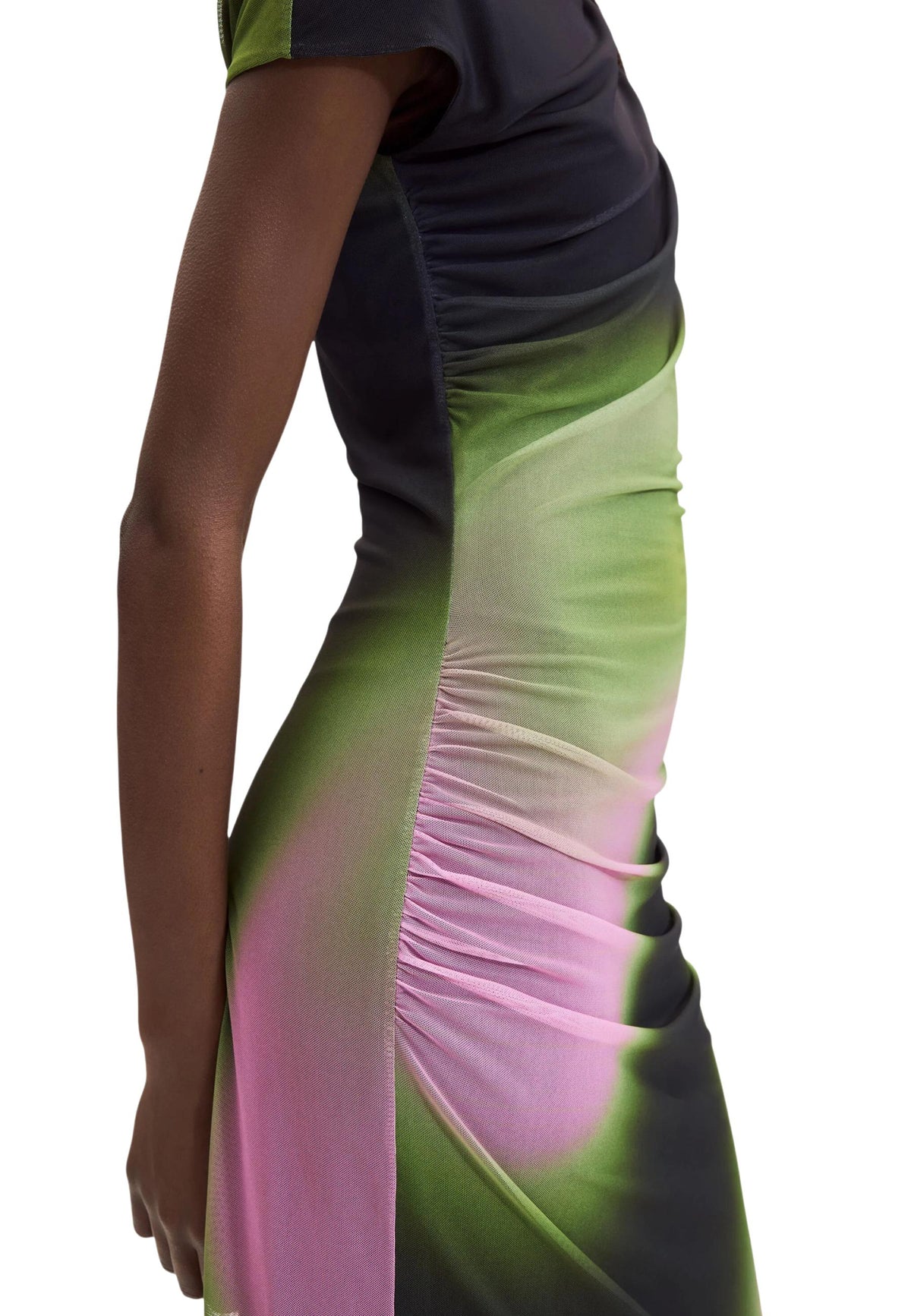 Robe Desigual couleur vert — vue 3