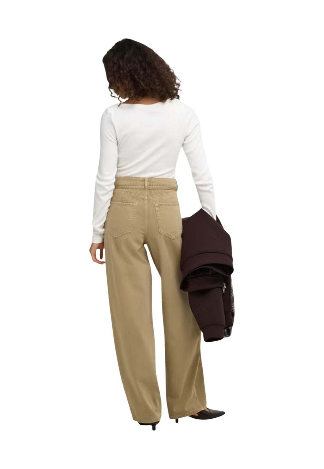 Jean Only couleur beige — vue 2