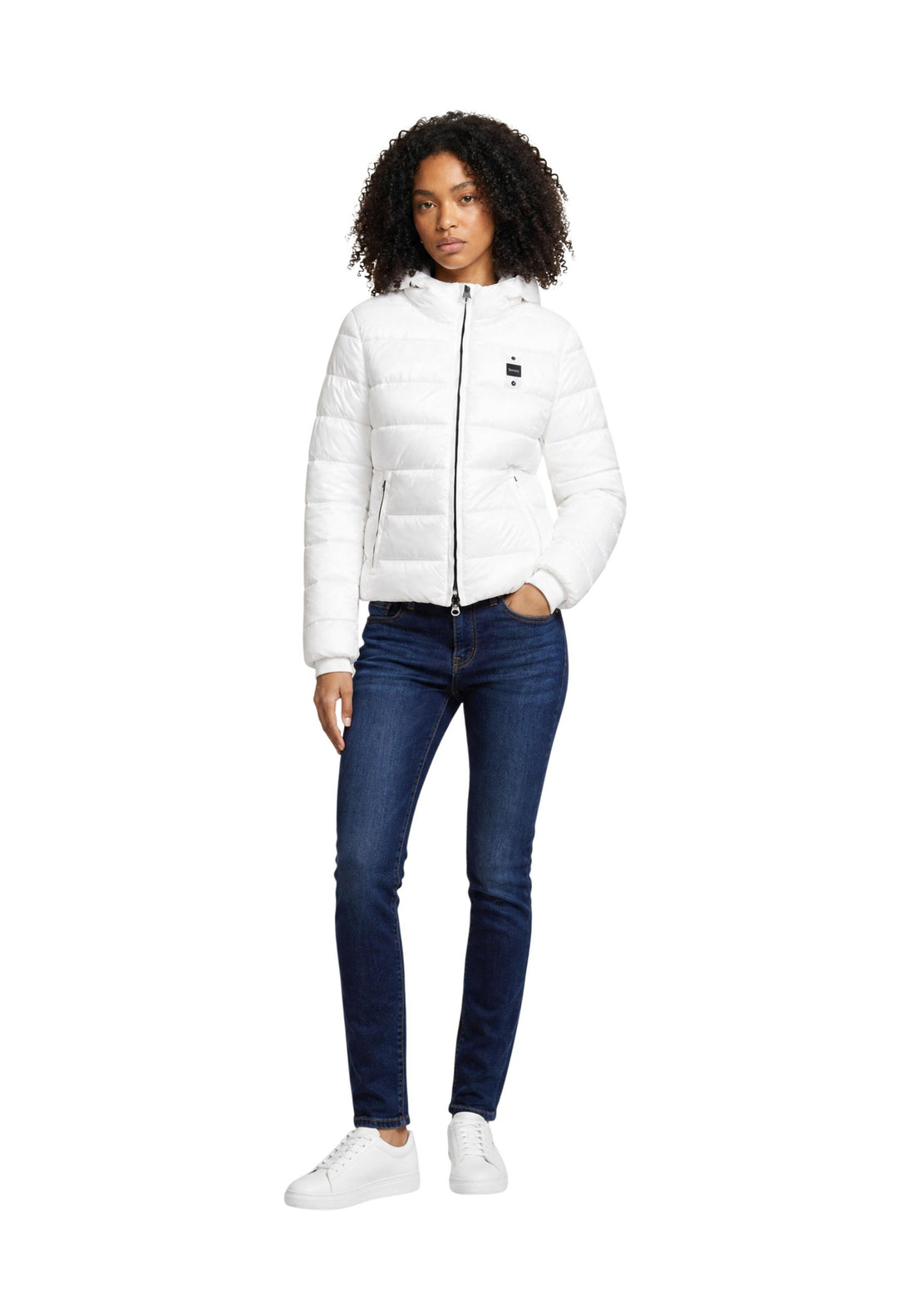 Veste Blauer. couleur blanc — vue 3