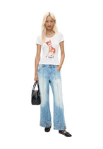 Jean Desigual couleur bleu — vue 2
