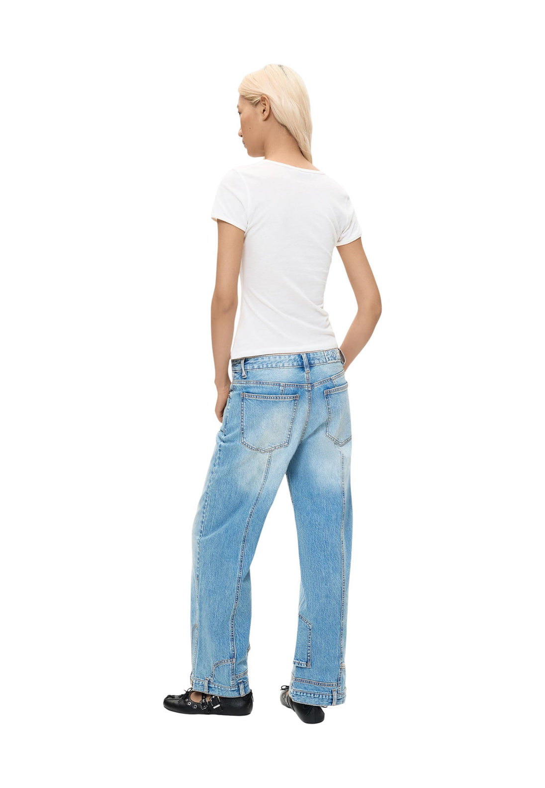 Jean Desigual couleur bleu — vue 4