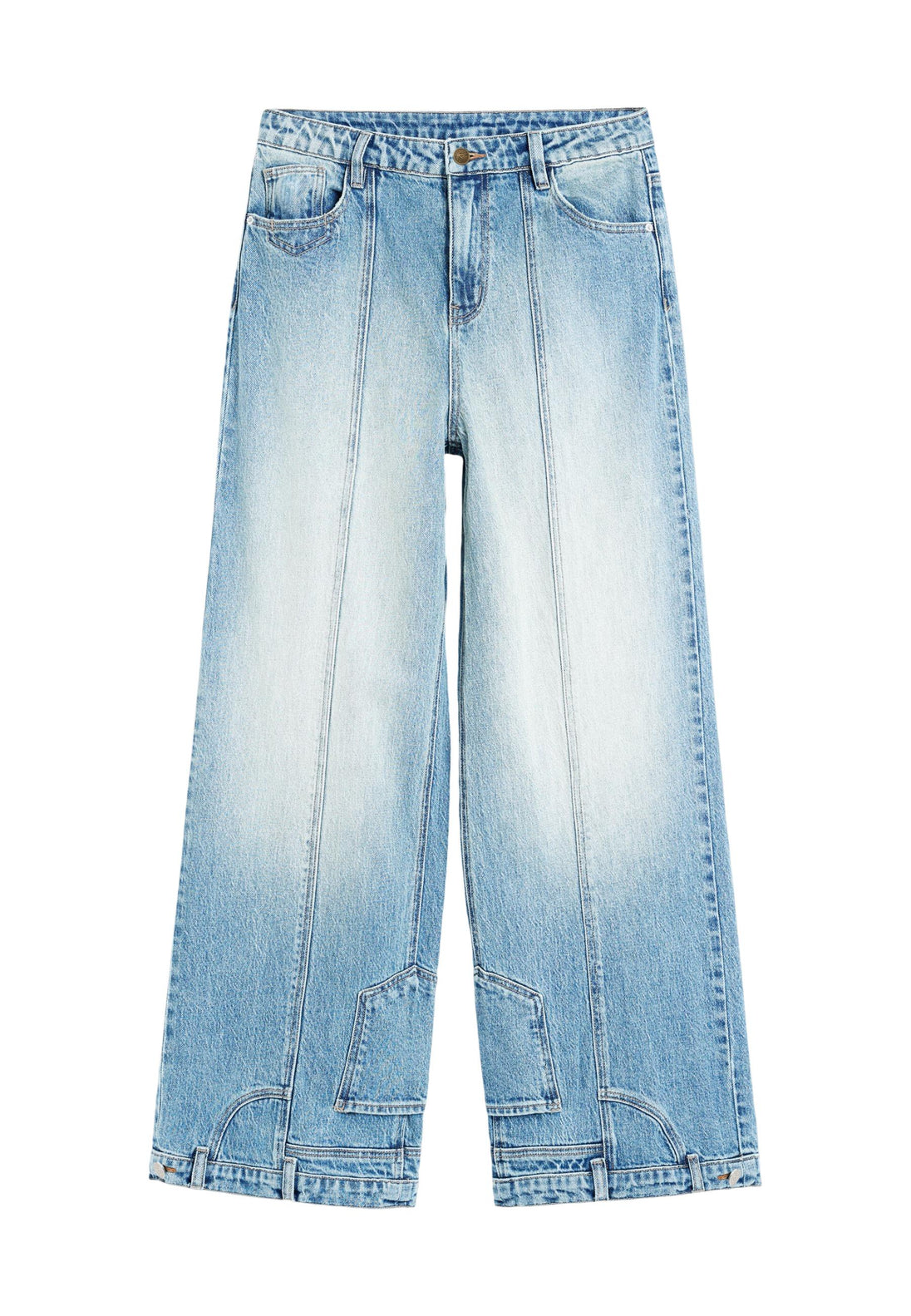 Jean Desigual couleur bleu — vue 5