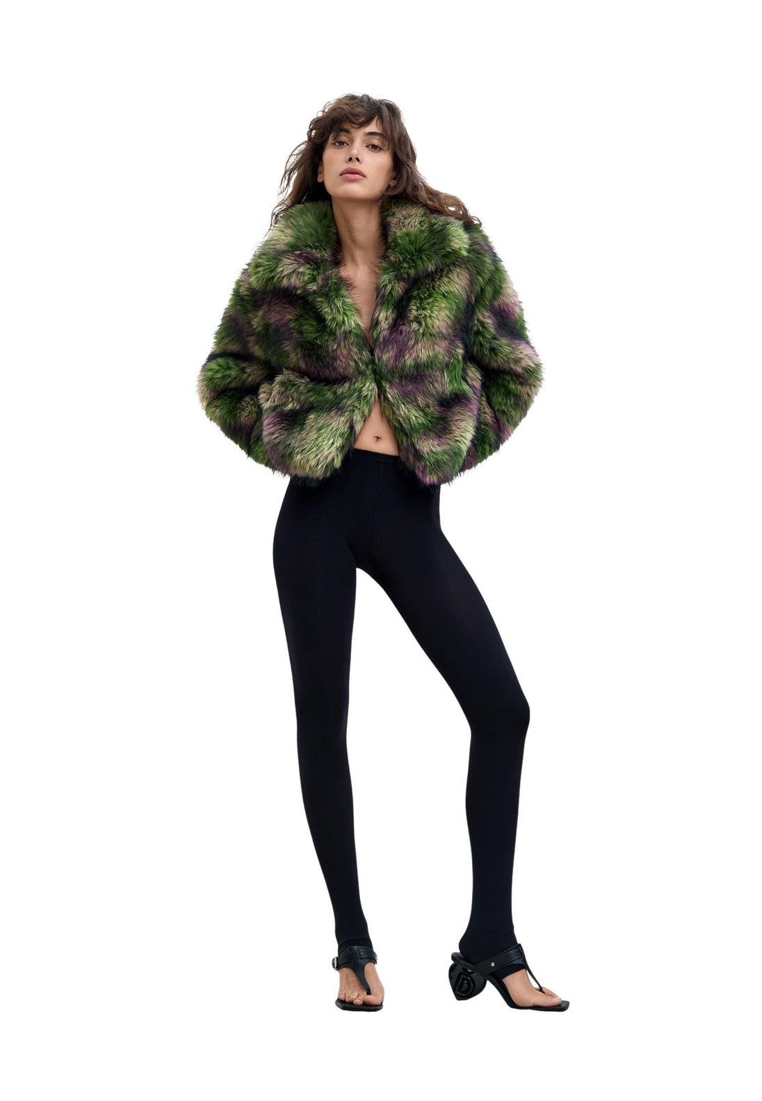 Manteau Desigual couleur vert — vue 3