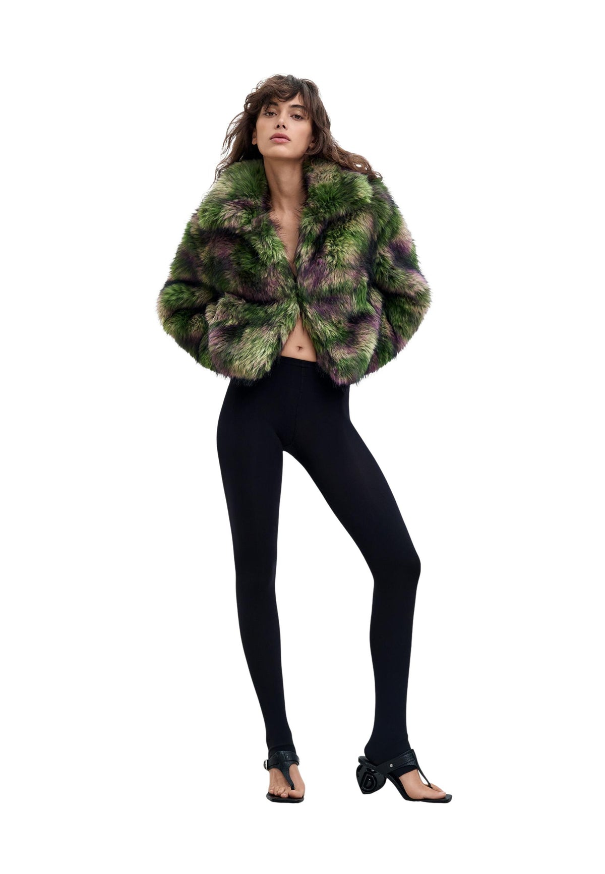 Manteau Desigual couleur vert — vue 3