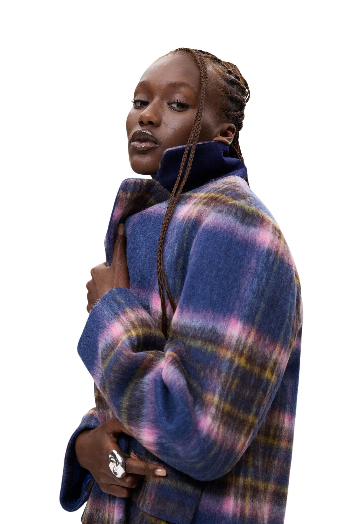 Manteau Desigual couleur bleu — vue 3
