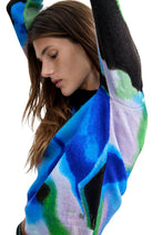 Pull Desigual couleur bleu — vue 3
