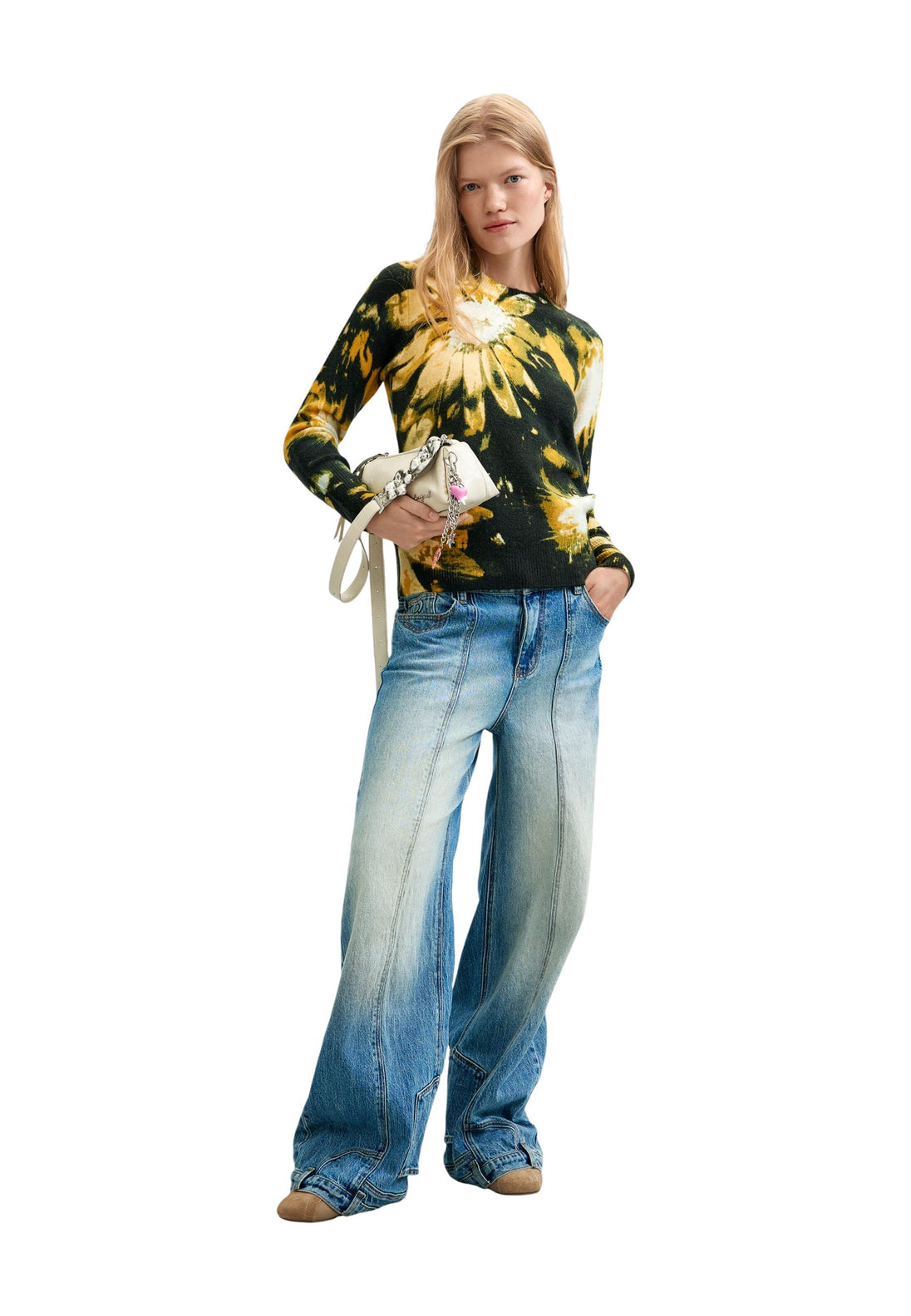 Pull Desigual couleur noir — vue 2