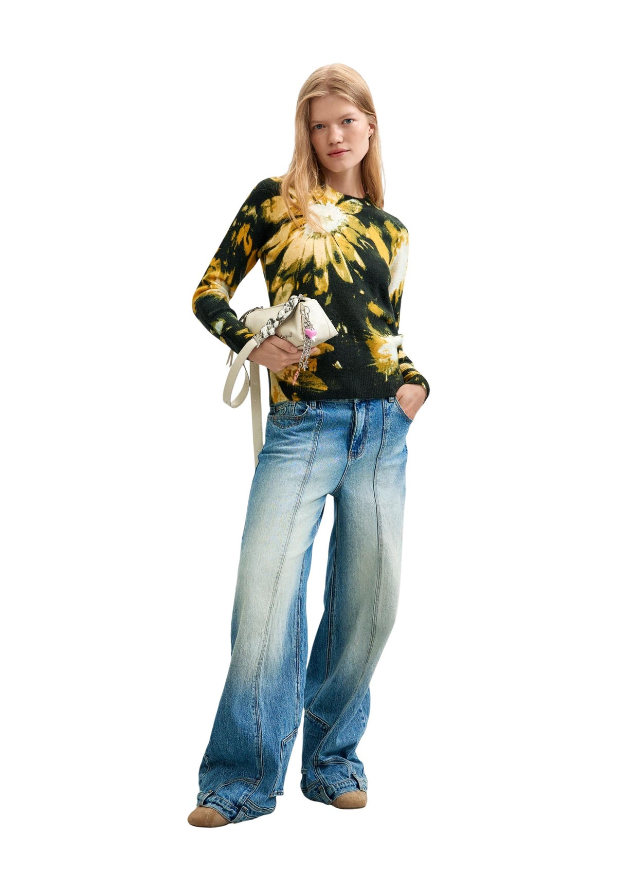 Pull Desigual couleur noir — vue 2