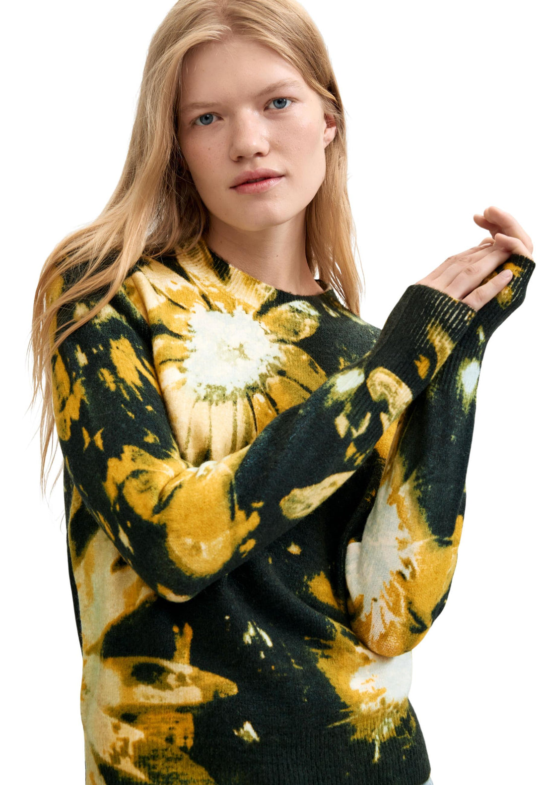 Pull Desigual couleur noir — vue 3