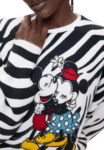 Pull Desigual couleur blanc — vue 3