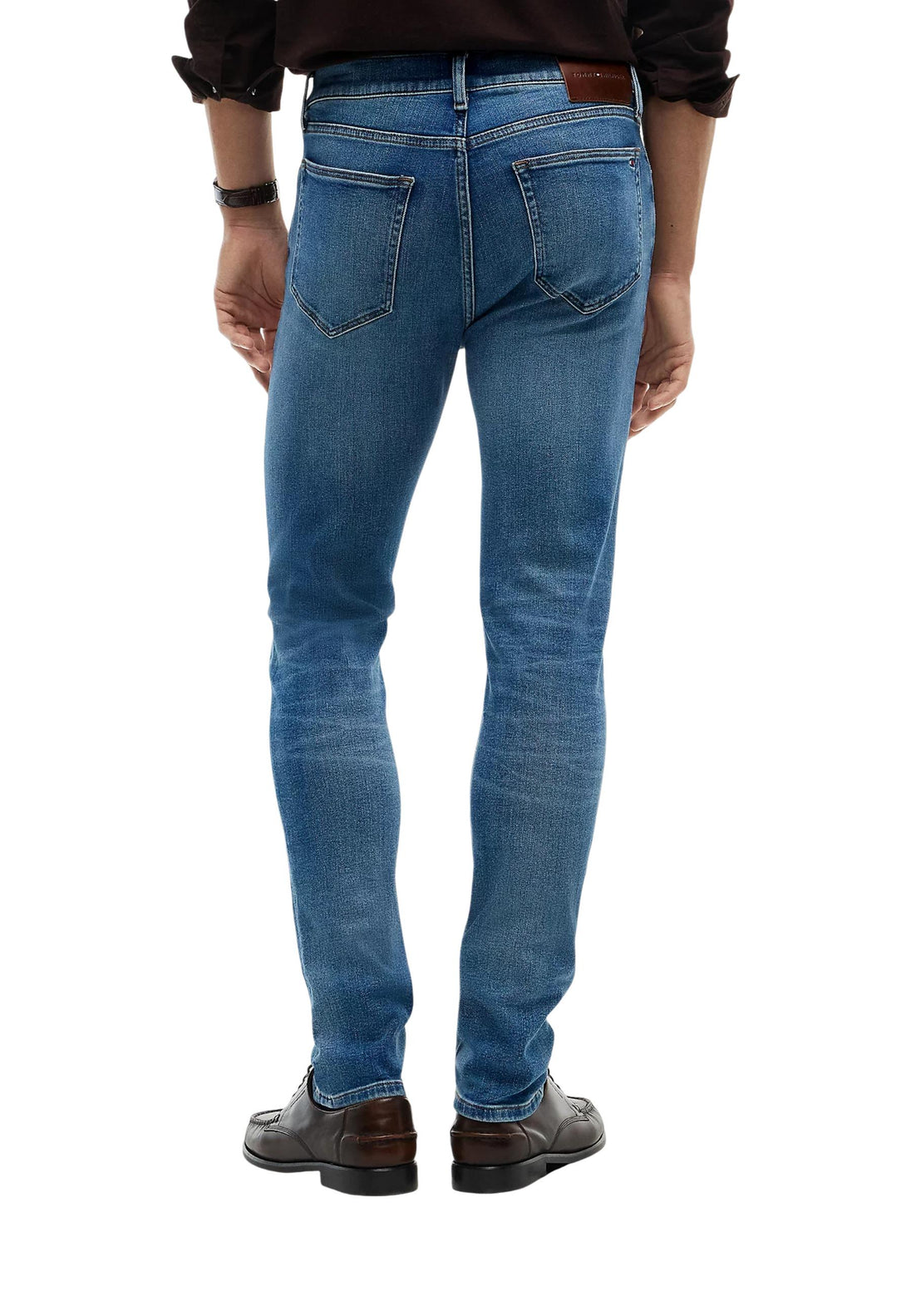 Jean Tommy Hilfiger couleur bleu — vue 3