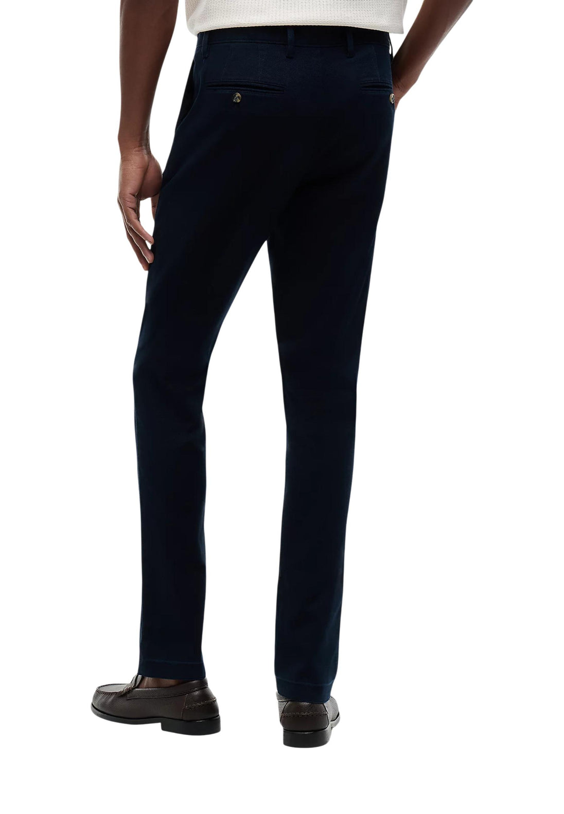Pantalon Tommy Hilfiger couleur bleu — vue 4