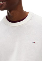 Pull Tommy Hilfiger Jeans couleur blanc — vue 3