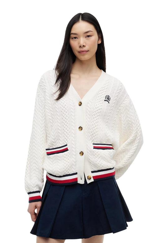 Pull Tommy Hilfiger Jeans couleur blanc