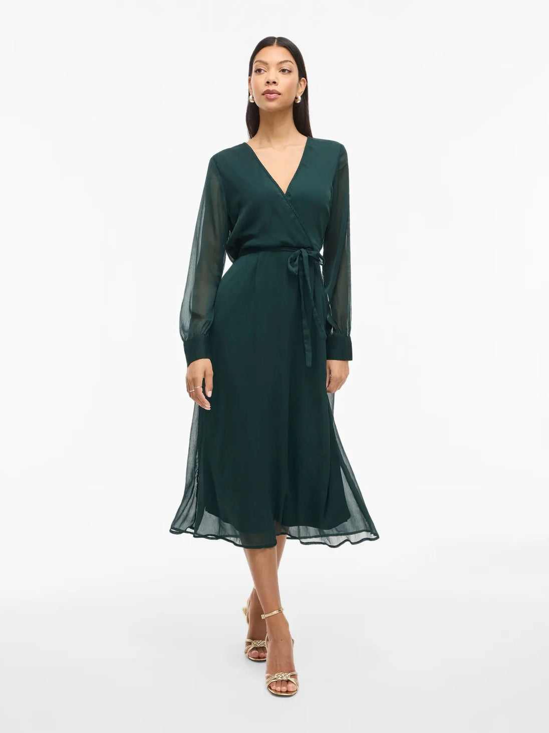 Robe Vila Clothes couleur vert