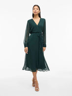 Robe Vila Clothes couleur vert