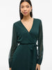 Robe Vila Clothes couleur vert — vue 5