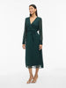 Robe Vila Clothes couleur vert — vue 3