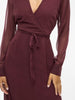 Robe Vila Clothes couleur bordeaux — vue 4