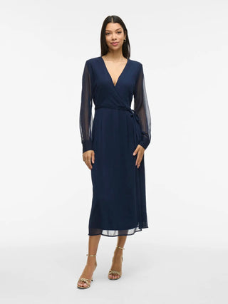 Robe Vila Clothes couleur bleu