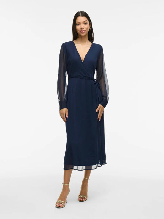 Robe Vila Clothes couleur bleu