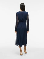 Robe Vila Clothes couleur bleu — vue 2
