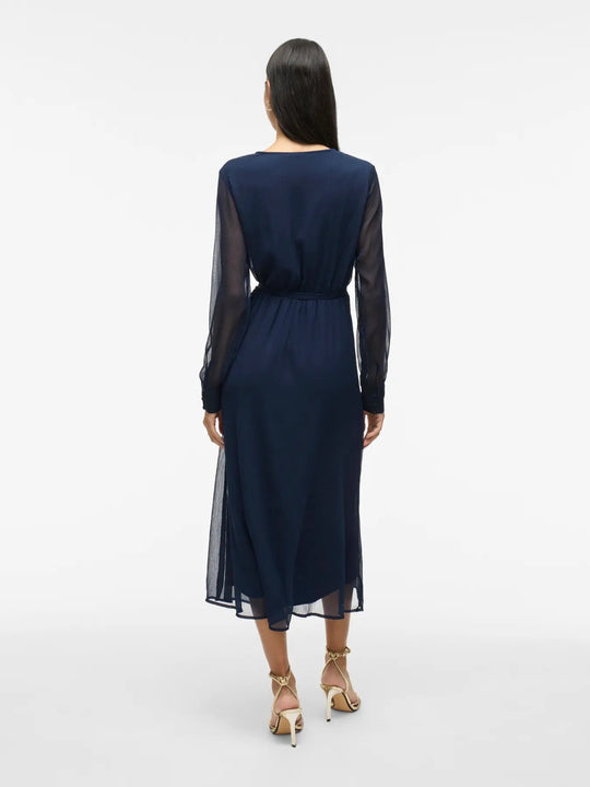 Robe Vila Clothes couleur bleu — vue 2