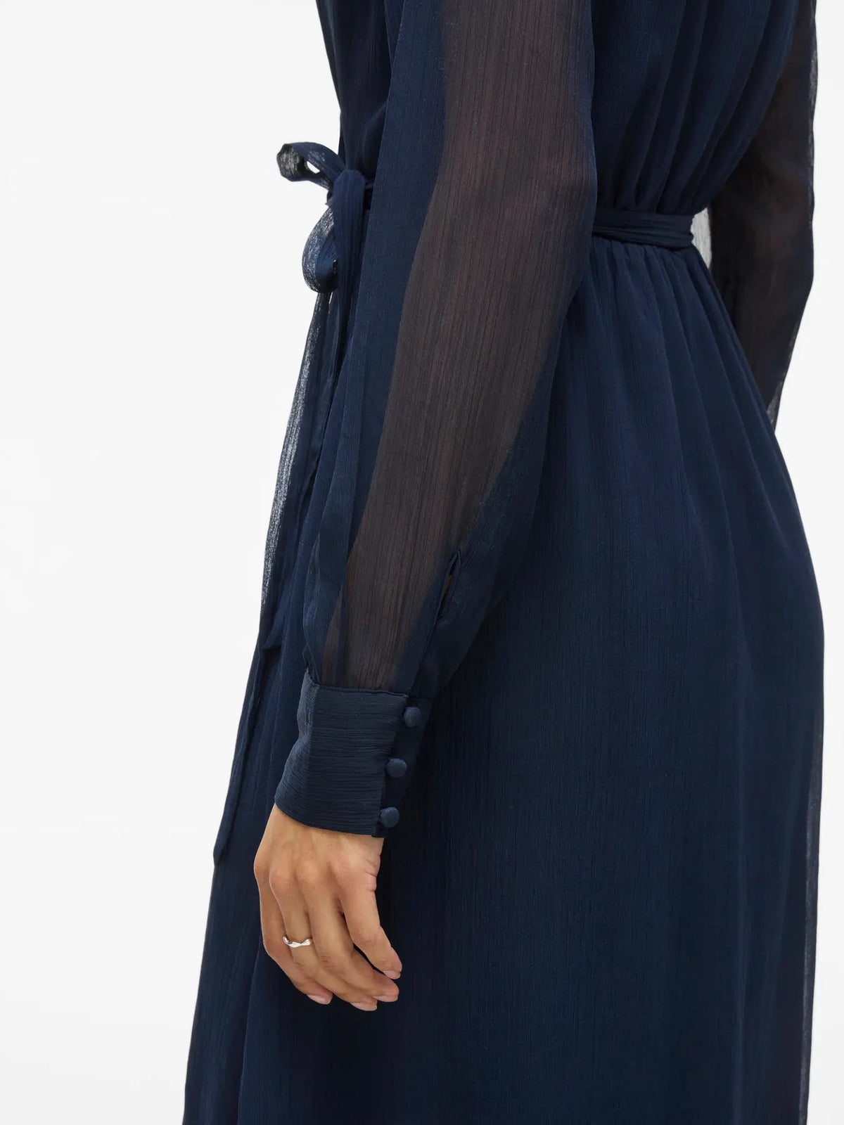 Robe Vila Clothes couleur bleu — vue 3