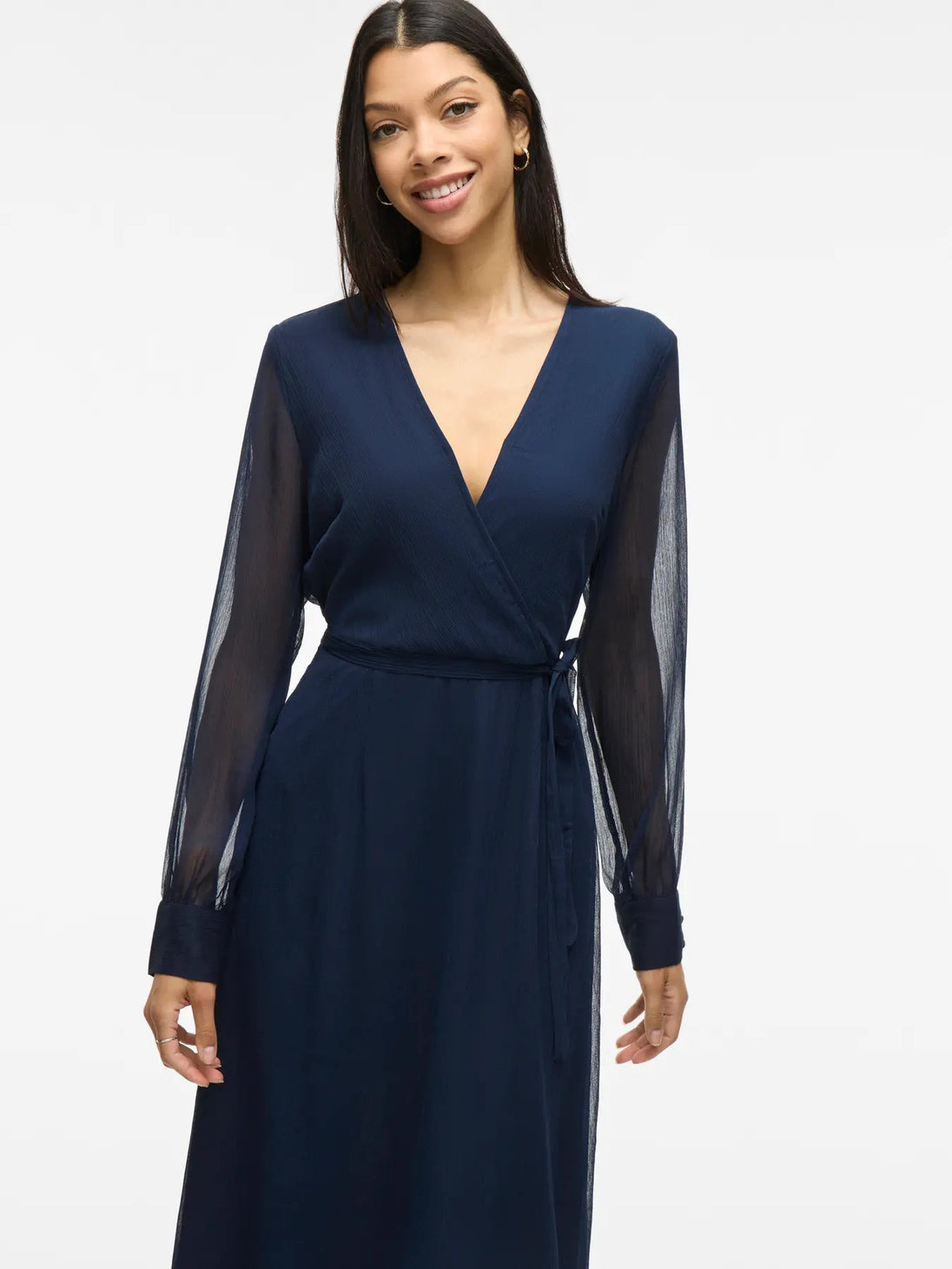 Robe Vila Clothes couleur bleu — vue 4