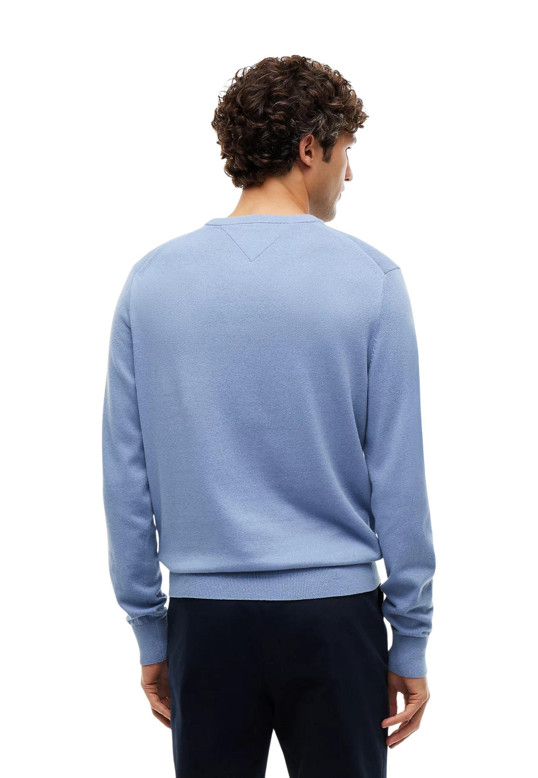 Pull Tommy Hilfiger couleur bleu — vue 4