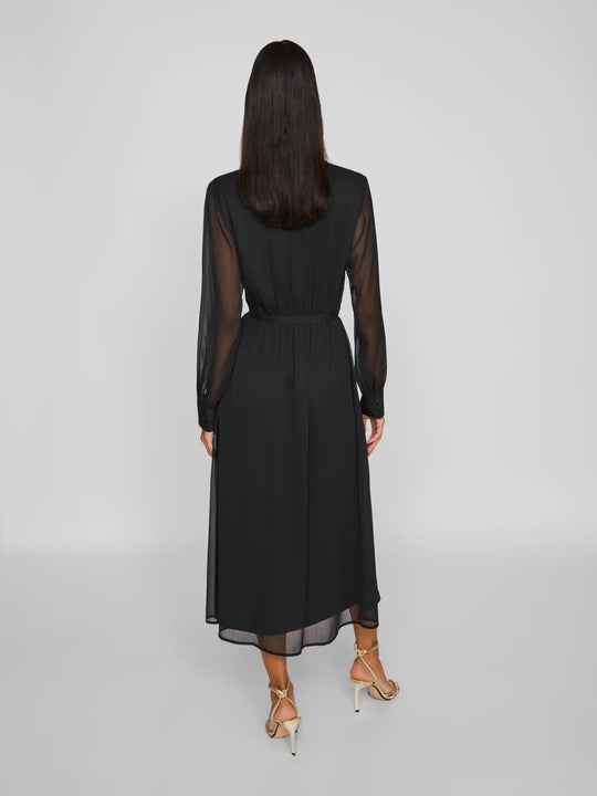 Robe Vila Clothes couleur noir — vue 2