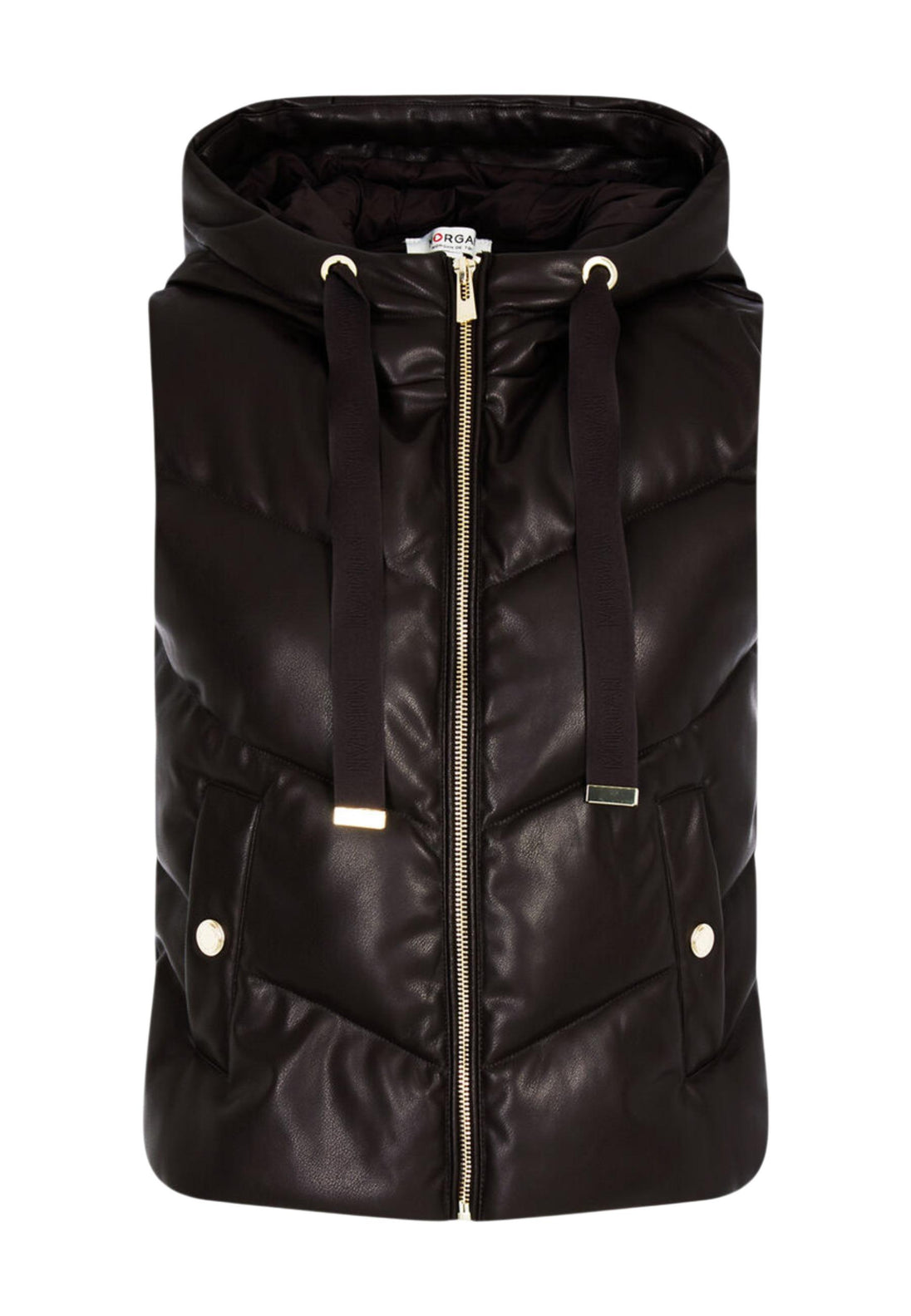 Gilet Morgan De Toi couleur marron — vue 4