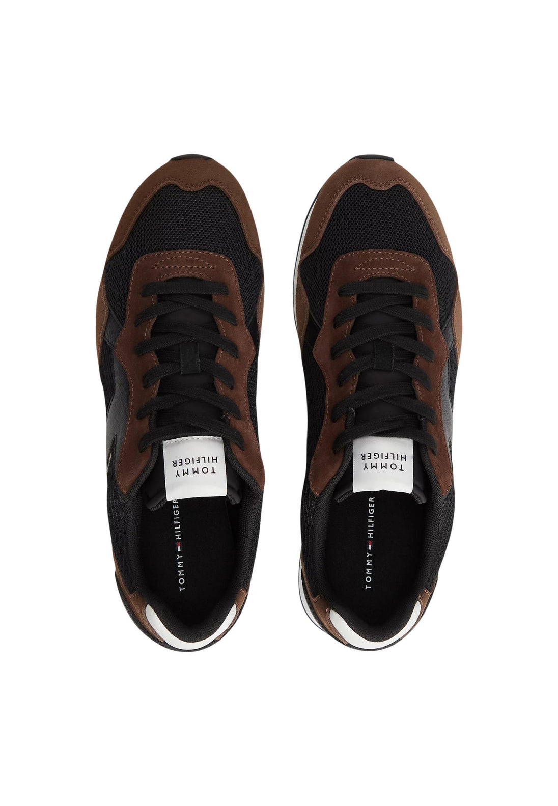 Baskets Tommy Hilfiger couleur marron — vue 3