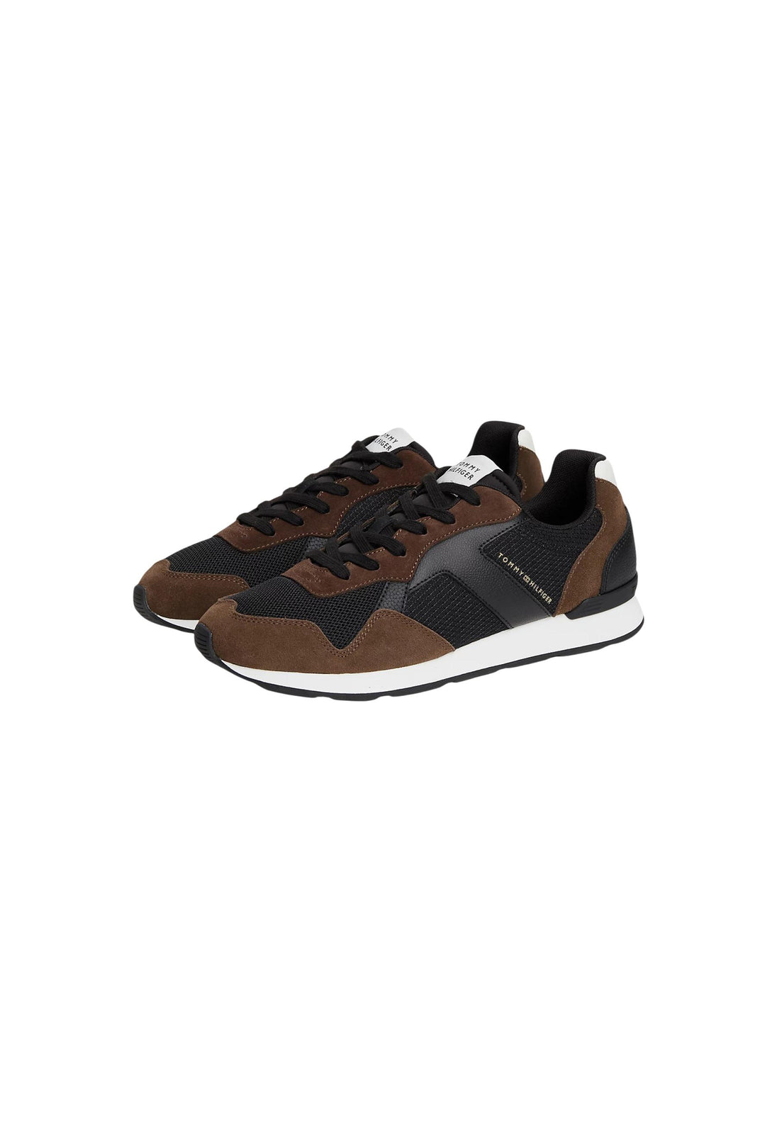 Baskets Tommy Hilfiger couleur marron — vue 2