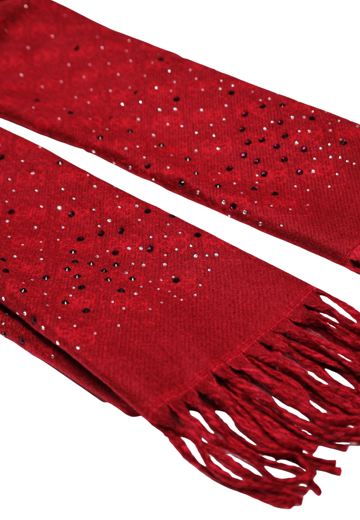 Écharpe Guess couleur bordeaux — vue 2