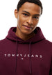 Sweat Tommy Hilfiger Jeans couleur violet — vue 3