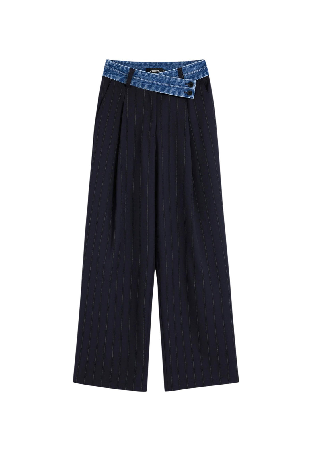 Pantalon Desigual couleur bleu — vue 3
