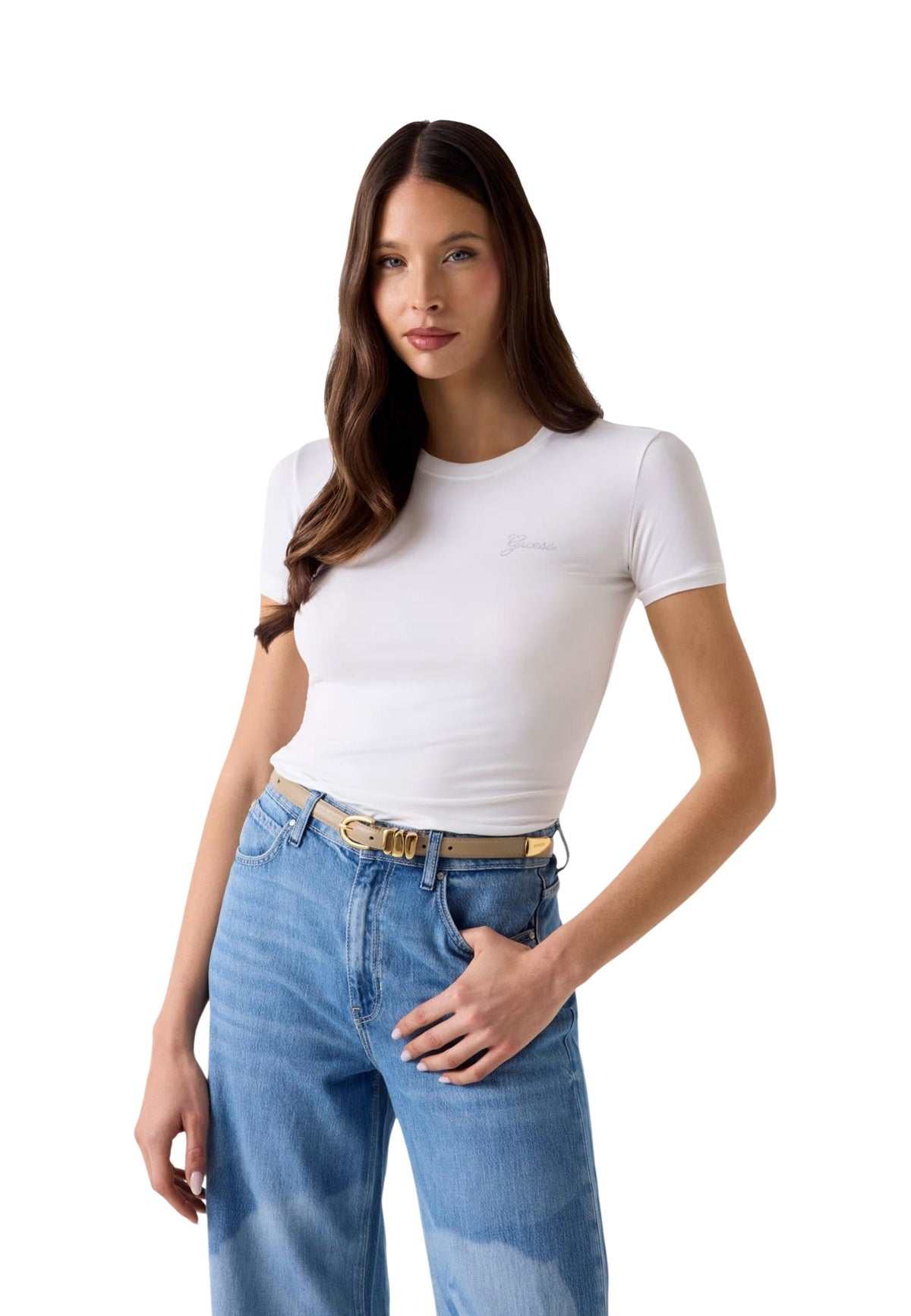 T-shirt Guess couleur blanc