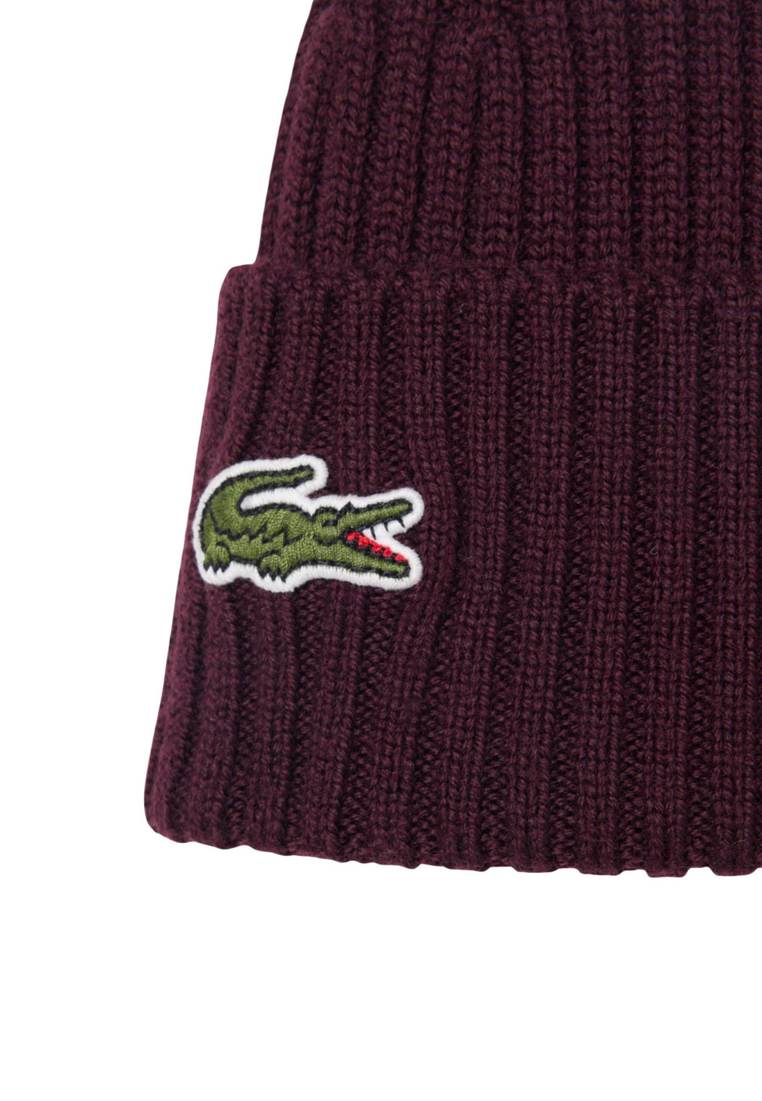Chapeau Lacoste couleur bordeaux — vue 2