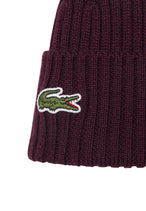 Chapeau Lacoste couleur bordeaux — vue 2