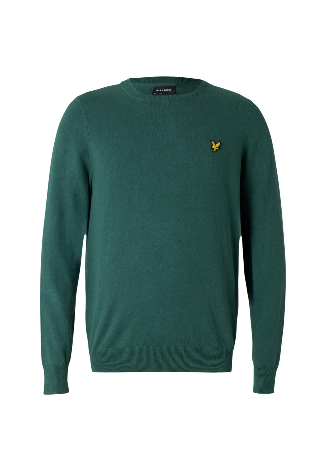 Pull Lyle & Scott couleur vert — vue 3