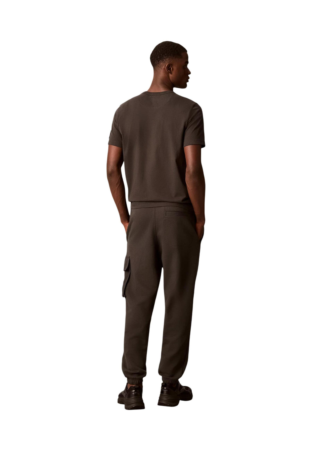 Pantalon Calvin Klein Jeans couleur gris — vue 4