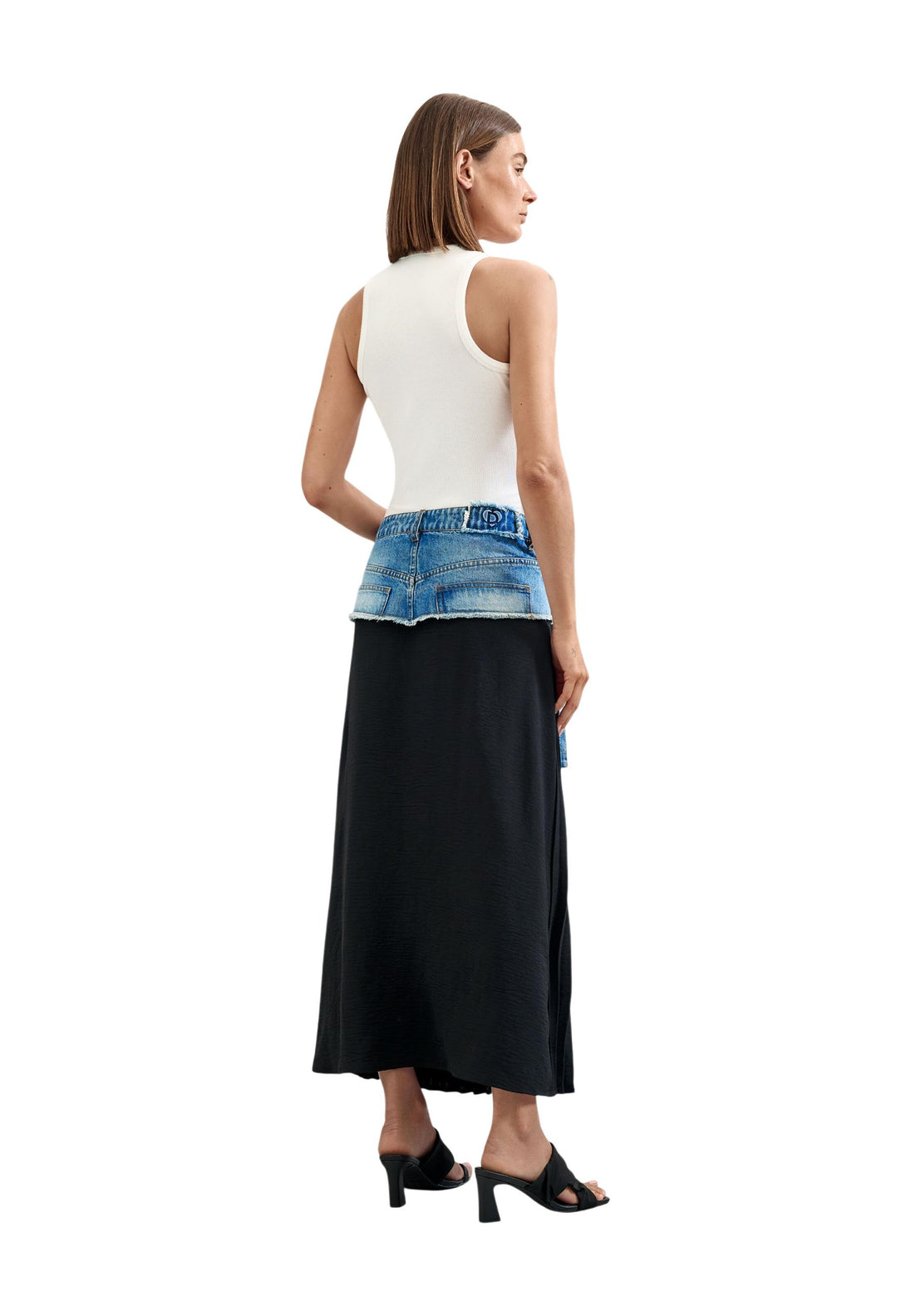 Jupe Desigual couleur noir — vue 4