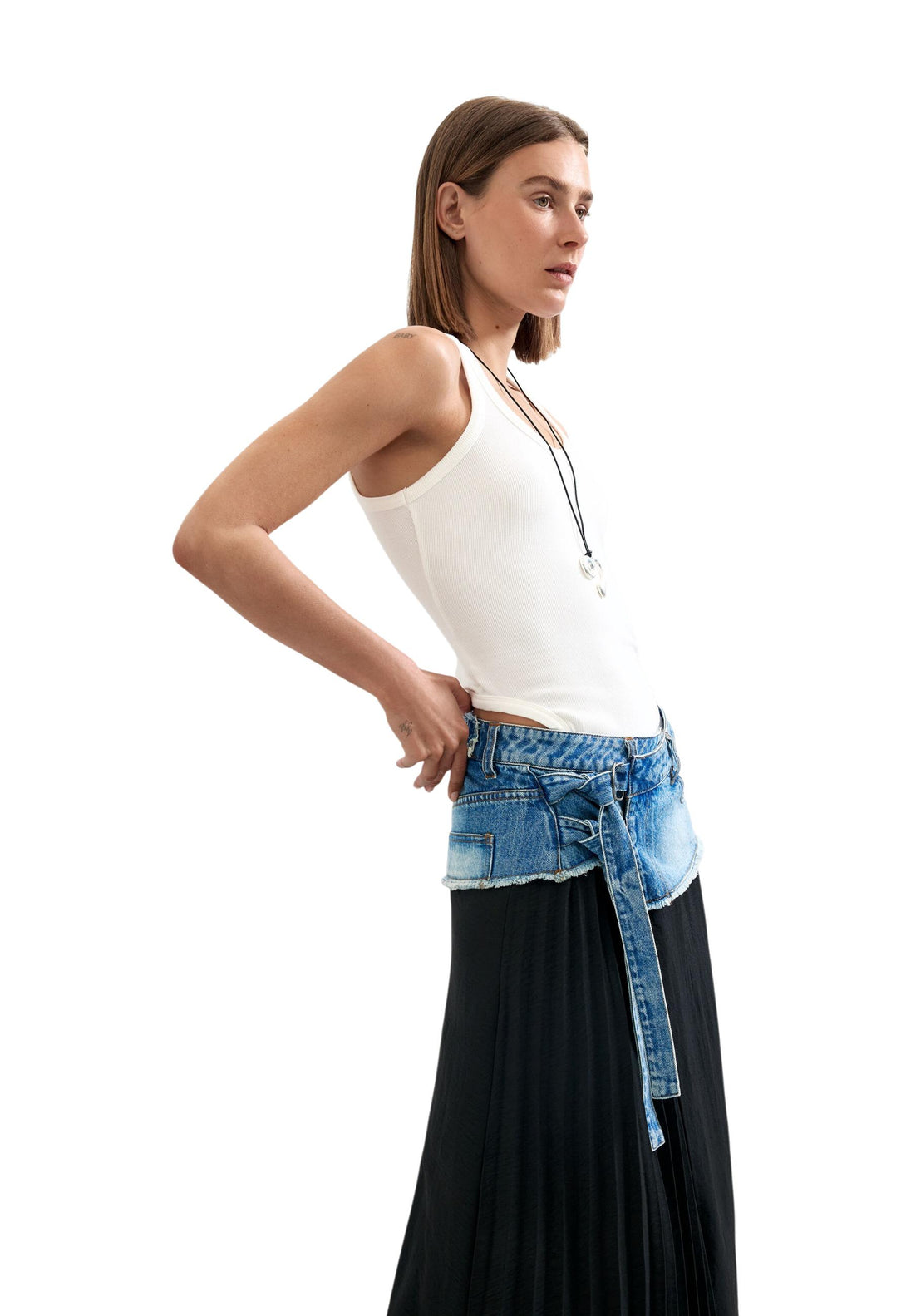 Jupe Desigual couleur noir — vue 2