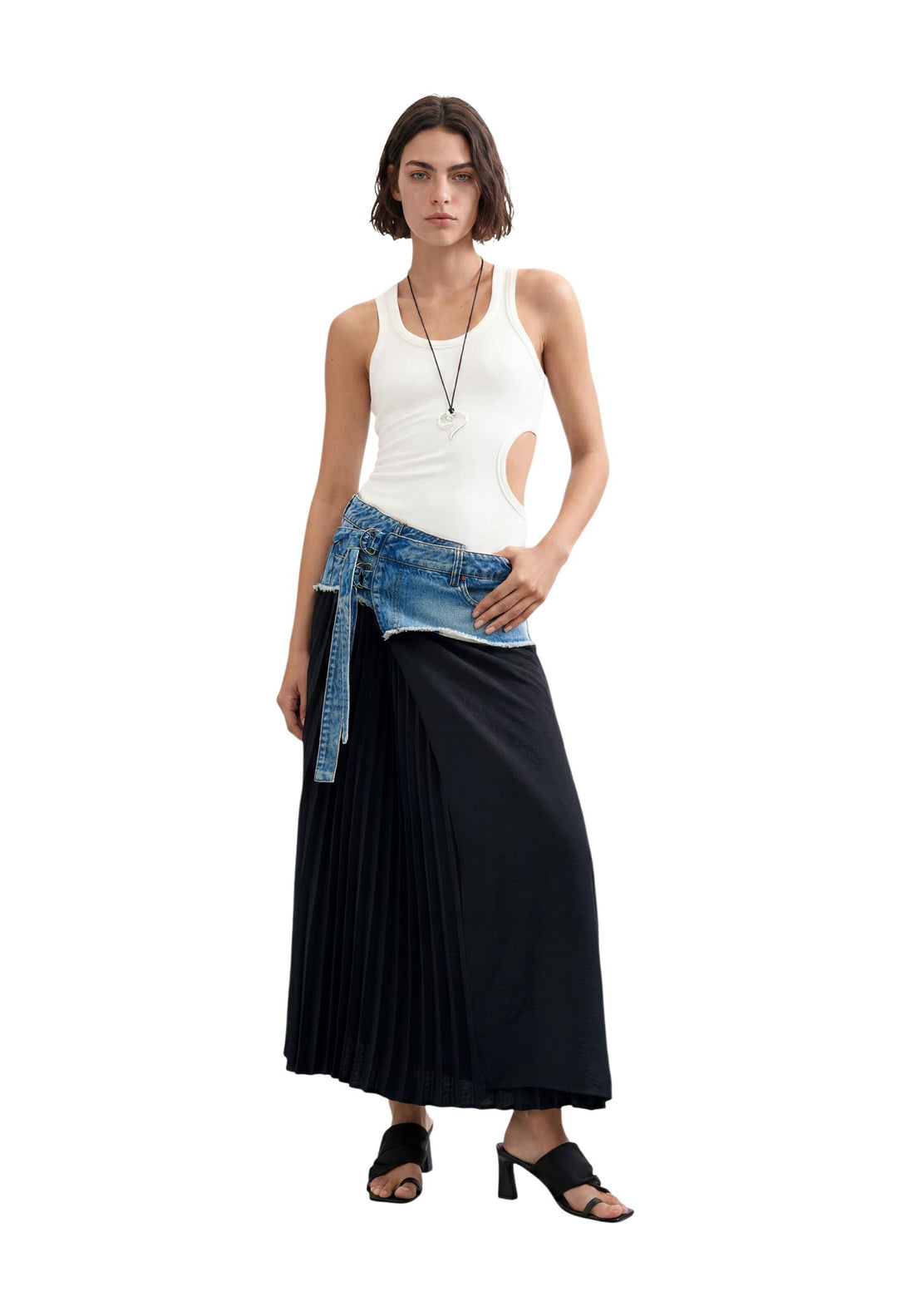 Jupe Desigual couleur noir — vue 5